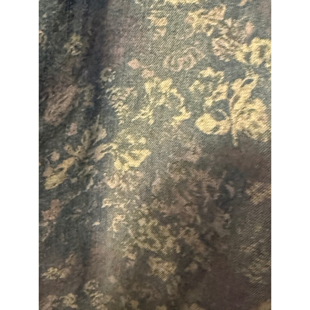 Coldwater Creek Blue Floral Tencel Sleeveless Button Down Shirt Medium 10-12 - Picture 4 of 7